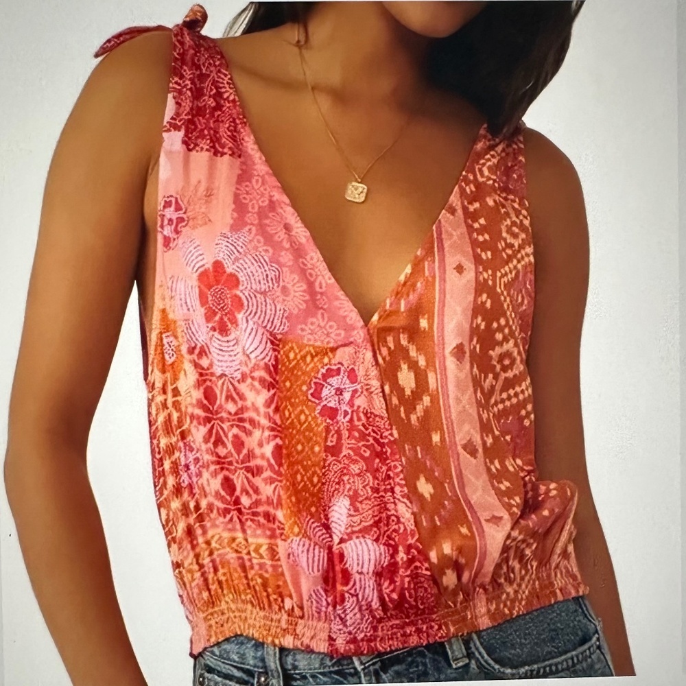 Free People Tied To You Tank. NWOT - Picture 2 of 10